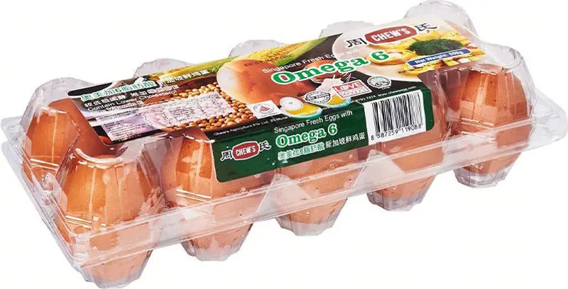 Omega-3 & Vitamin E Enriched Fresh Eggs – Organic, 10-Pack (Sku #122557) 1