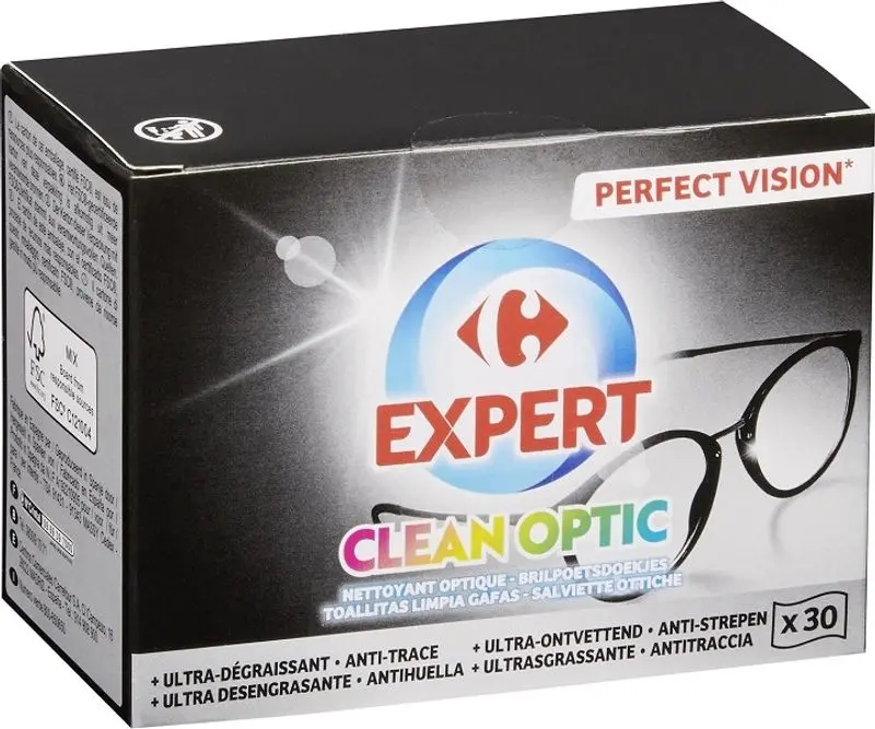 Optical Lens Cleaning Wipes – 30-Piece Ultra-Soft Anti-Static Cloths 1