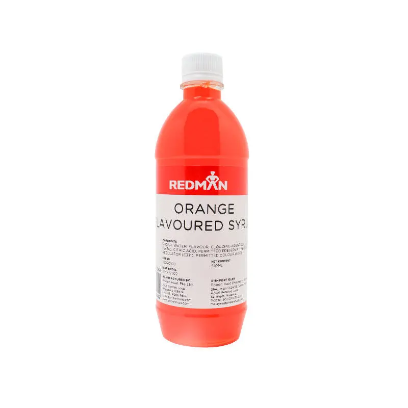 Orange Syrup – 510 Ml Premium Beverage Concentrate 1