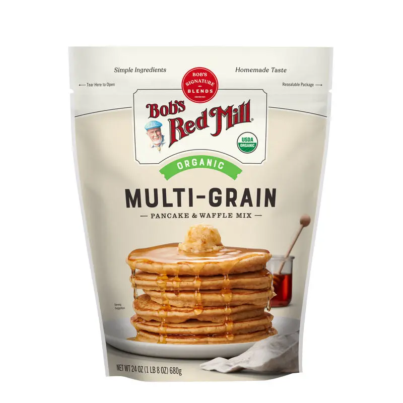 Organic 7-Grain Pancake & Waffle Mix – 24 Oz 1