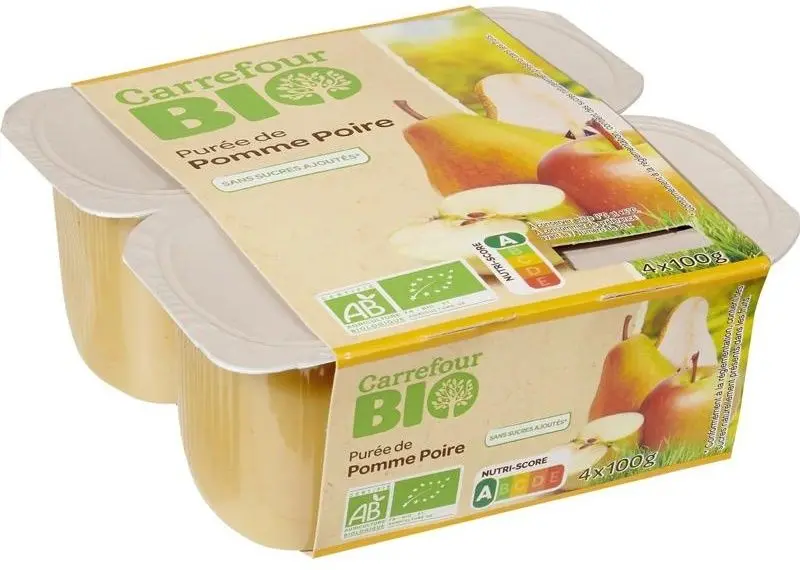 Organic Apple-Pear Compote – 100G Gentle, Naturally Sweet Dessert 1