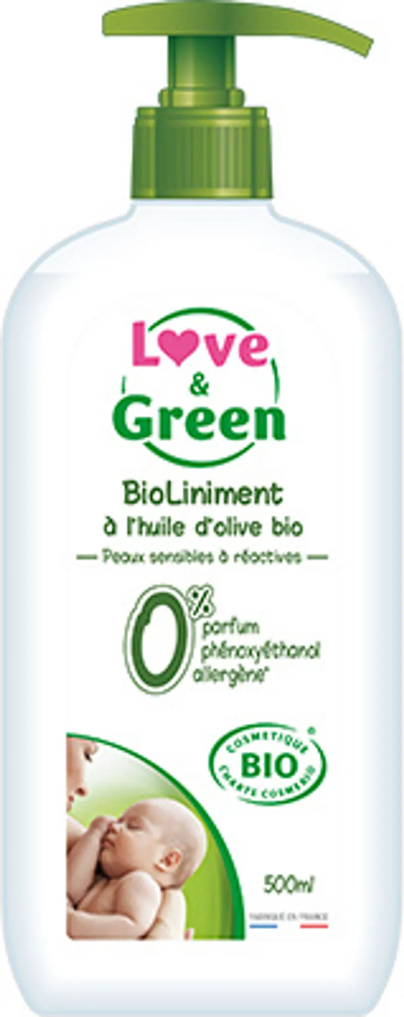 Organic Baby Liniment – Soothing Cleansing Milk, 500Ml 1