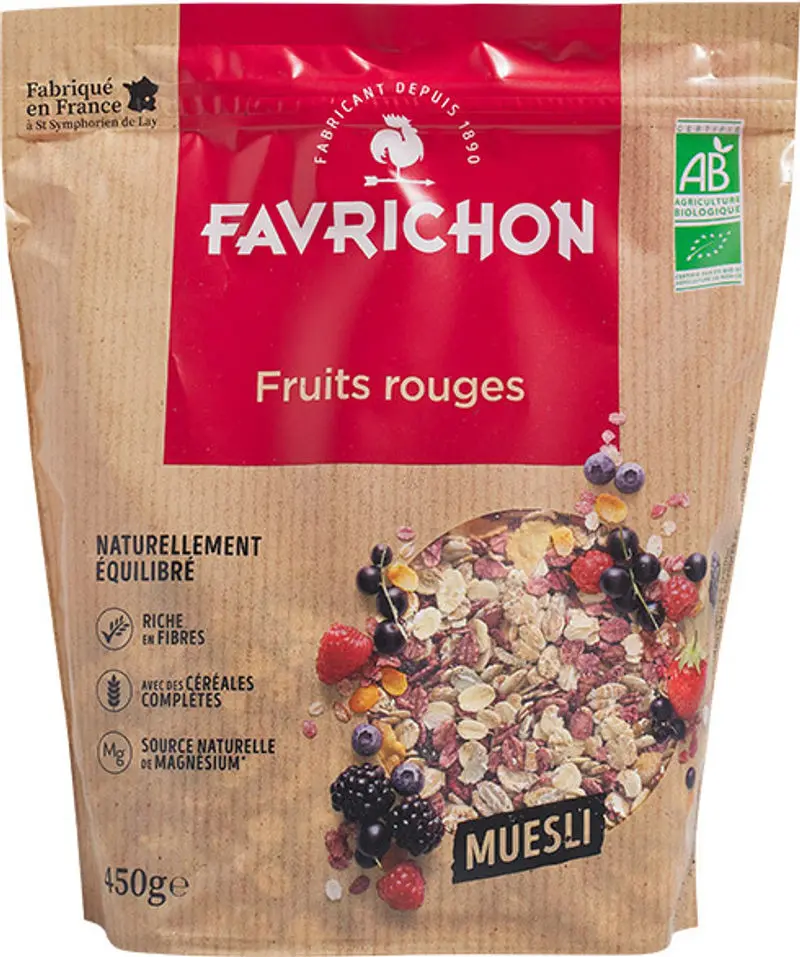 Organic Berry-Blend Muesli – 450G Bag (#122203) 1