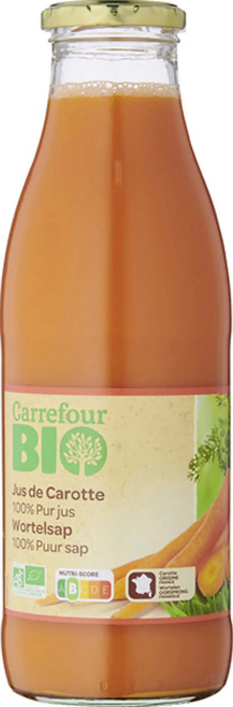 Organic Carrot Juice – 75Cl Bottle (#118457) 1
