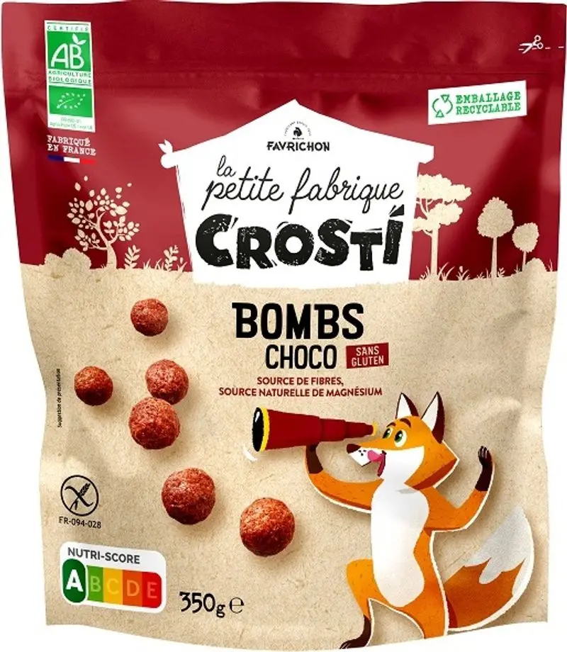 Organic Chocolate Crosti Bombs, 365G (#122219) 1