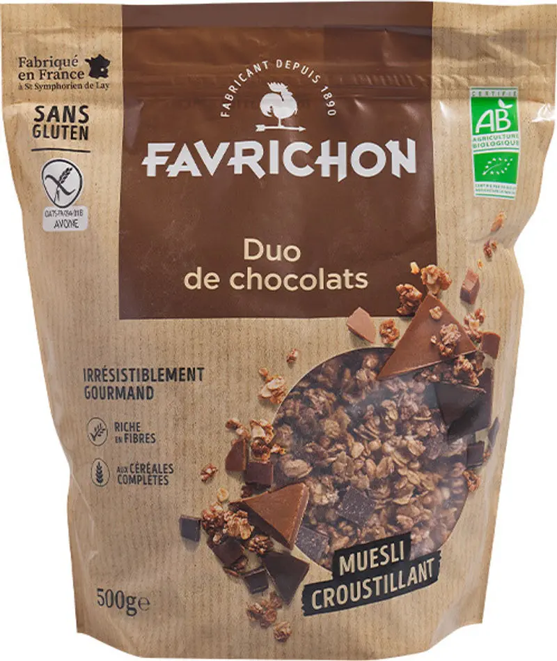 Organic Chocolate Duo Muesli (Dark & Milk) – 500G (#122185) 1