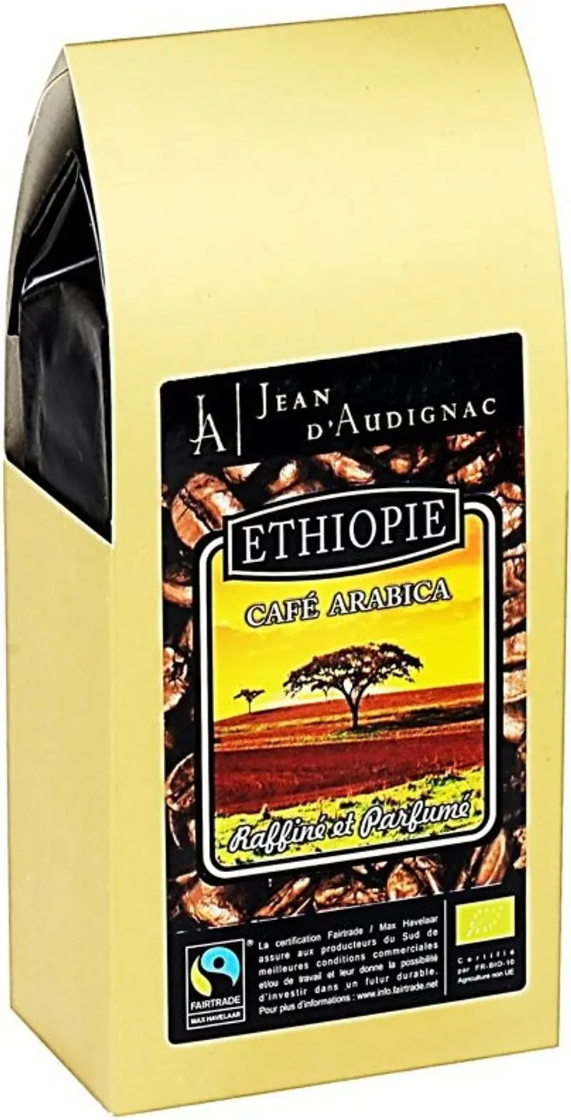 Organic Ethiopia Arabica Ground Coffee – 250G, Fair Trade, Medium Roast (#126486) 1