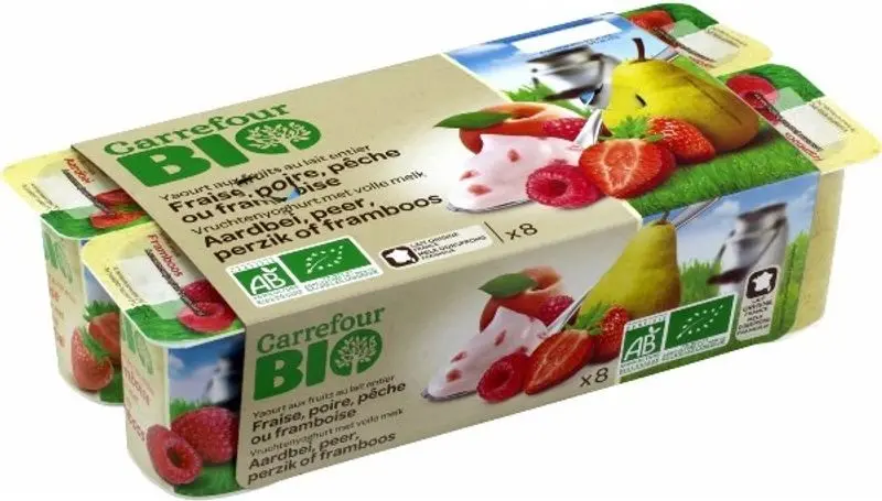 Organic Fruit Yogurt, 125G – Usda-Certified Organic With Real Fruit Pieces 1