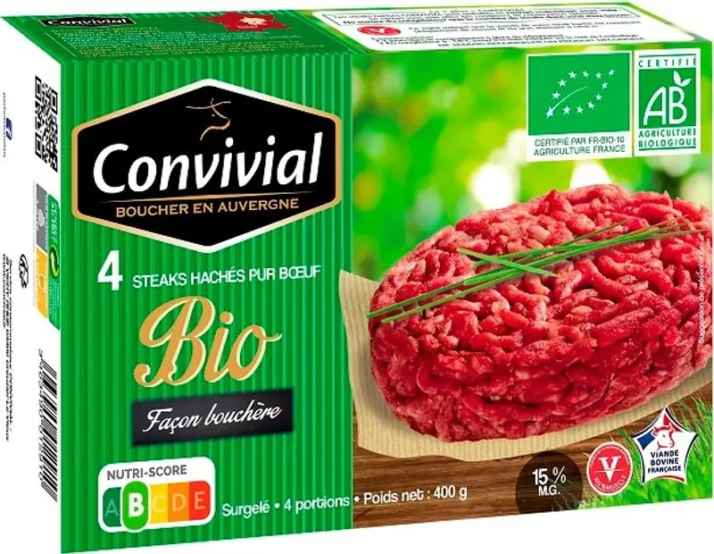 Organic Grass-Fed Beef Patties – 100G Fresh Minced 1
