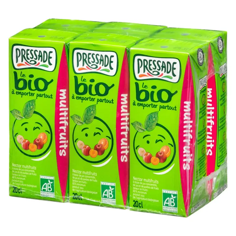 Organic Multifruit Juice – 200Ml Tetra Pack (#118432) 1