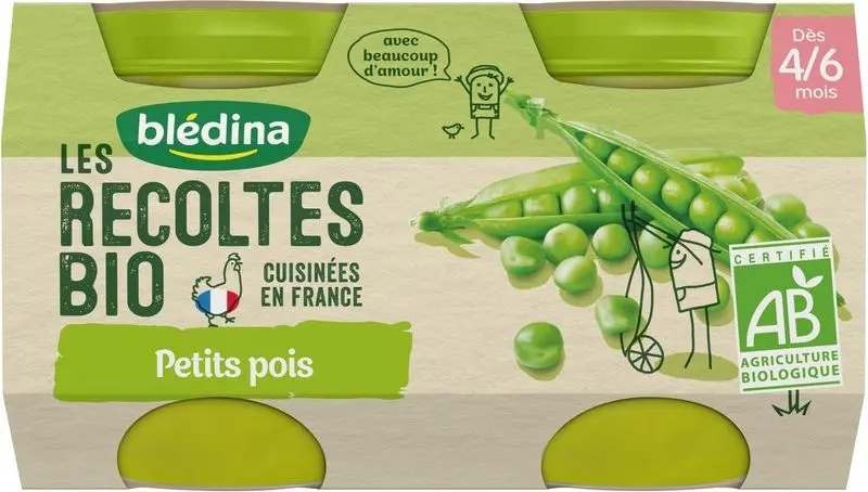 Organic Pea Puree – 130G Jar (#118302) 1