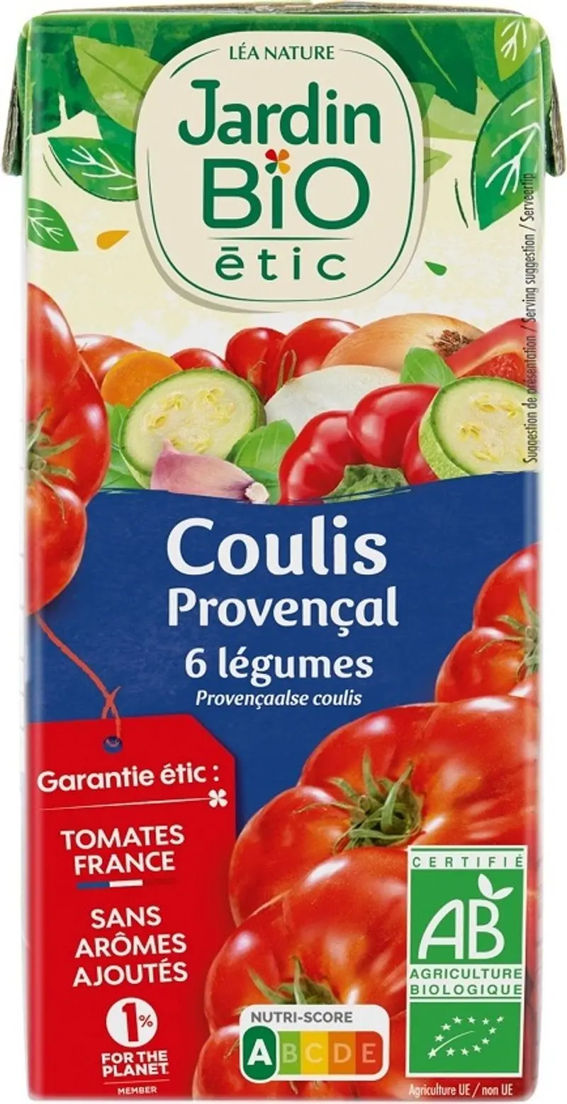 Organic Provençal Vegetable Coulis — 6-Vegetable Blend, 340G (#123607) 1