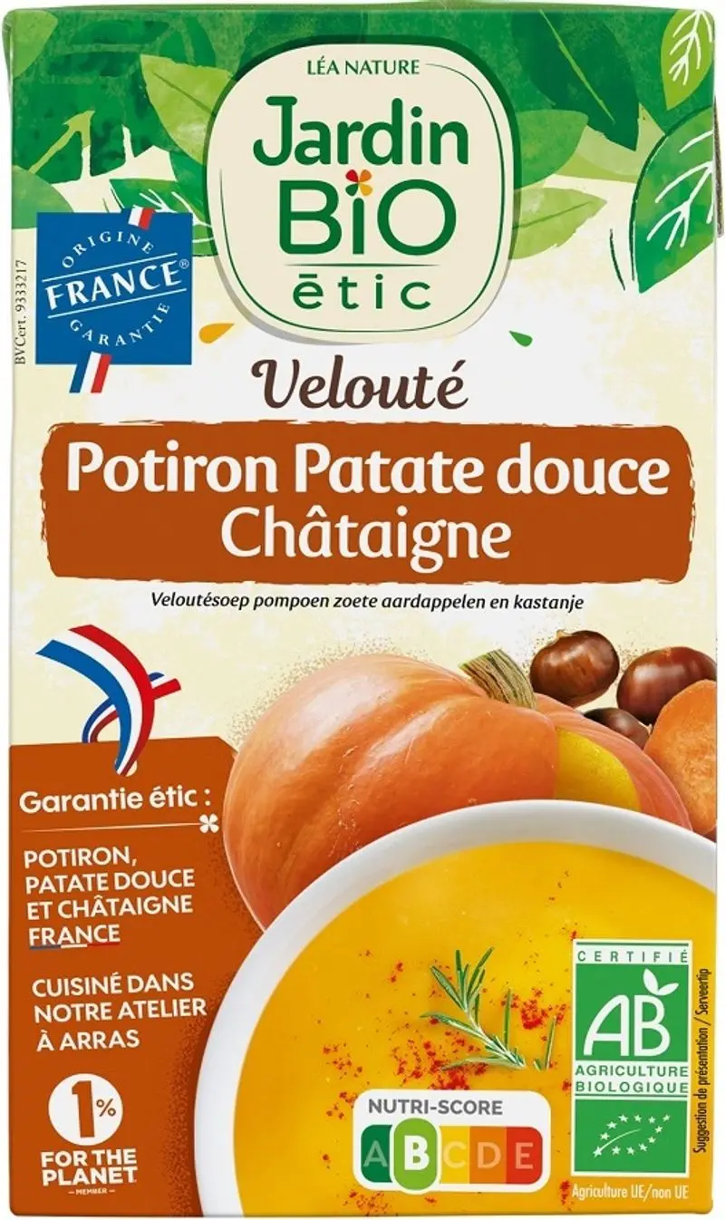 Organic Pumpkin & Sweet Potato Soup – 1-Liter Carton 1