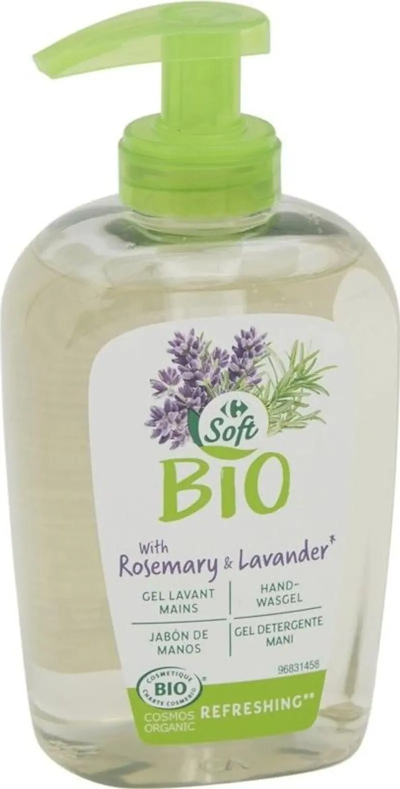 Organic Rosemary & Lavender Body Wash – Natural Cleanser, 300Ml (#119028) 1