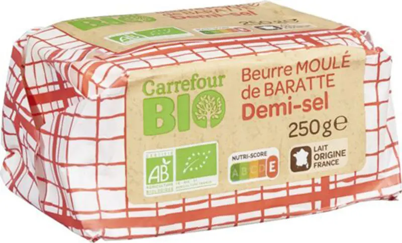 Organic Salted Butter (Baratte Style) – 250 G | Slow-Churned, Rich & Creamy Dairy 1