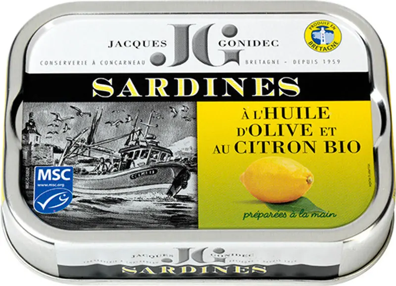 Organic Sardines With Zesty Lemon – 115G 1