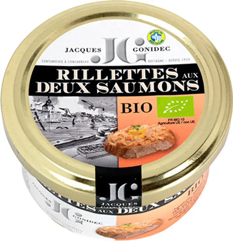 Organic Smoked Salmon Rillettes – Two-Portion Set, 90 G (Sku #122556) 1