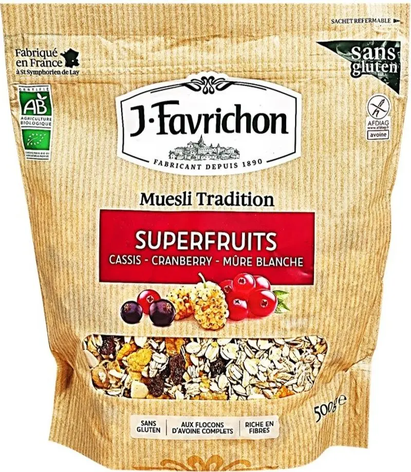 Organic Superfruits Muesli – 500G Antioxidant-Rich Blend (#122178) 1