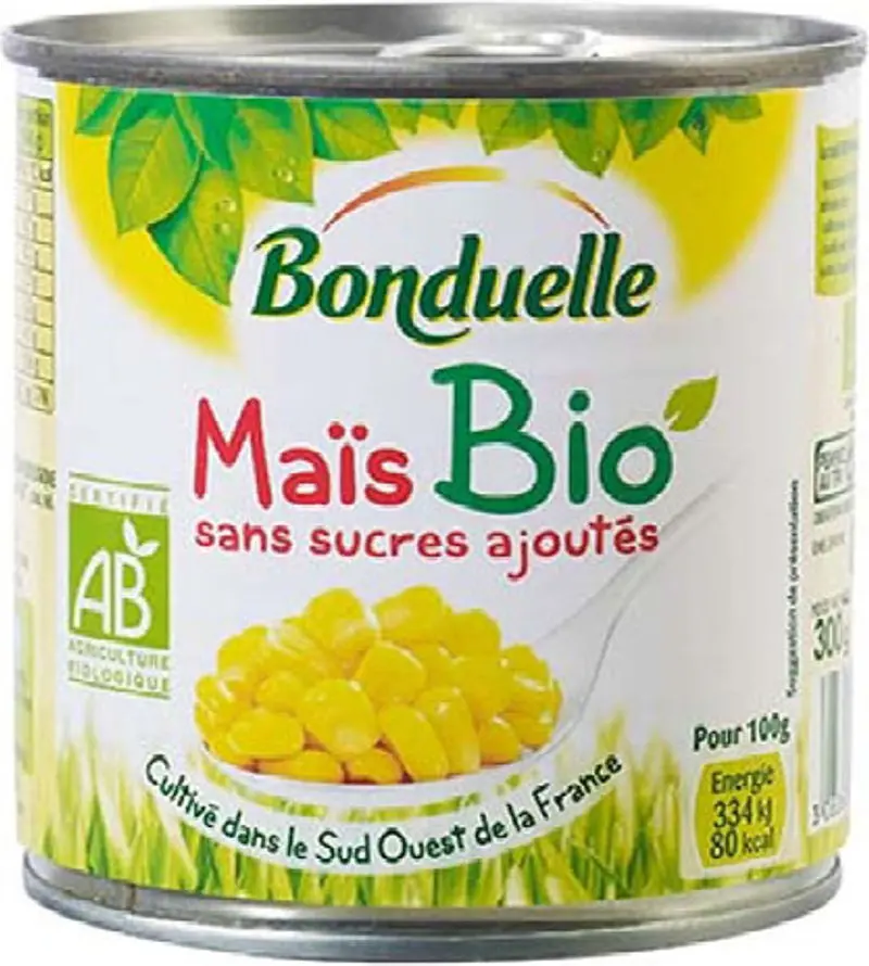 Organic Sweet Corn Kernels – 300G 1