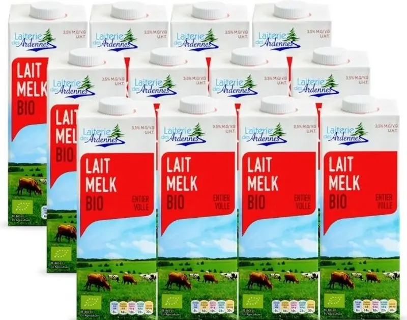 Organic Uht Whole Milk – Shelf-Stable, 1 Litre Carton 1