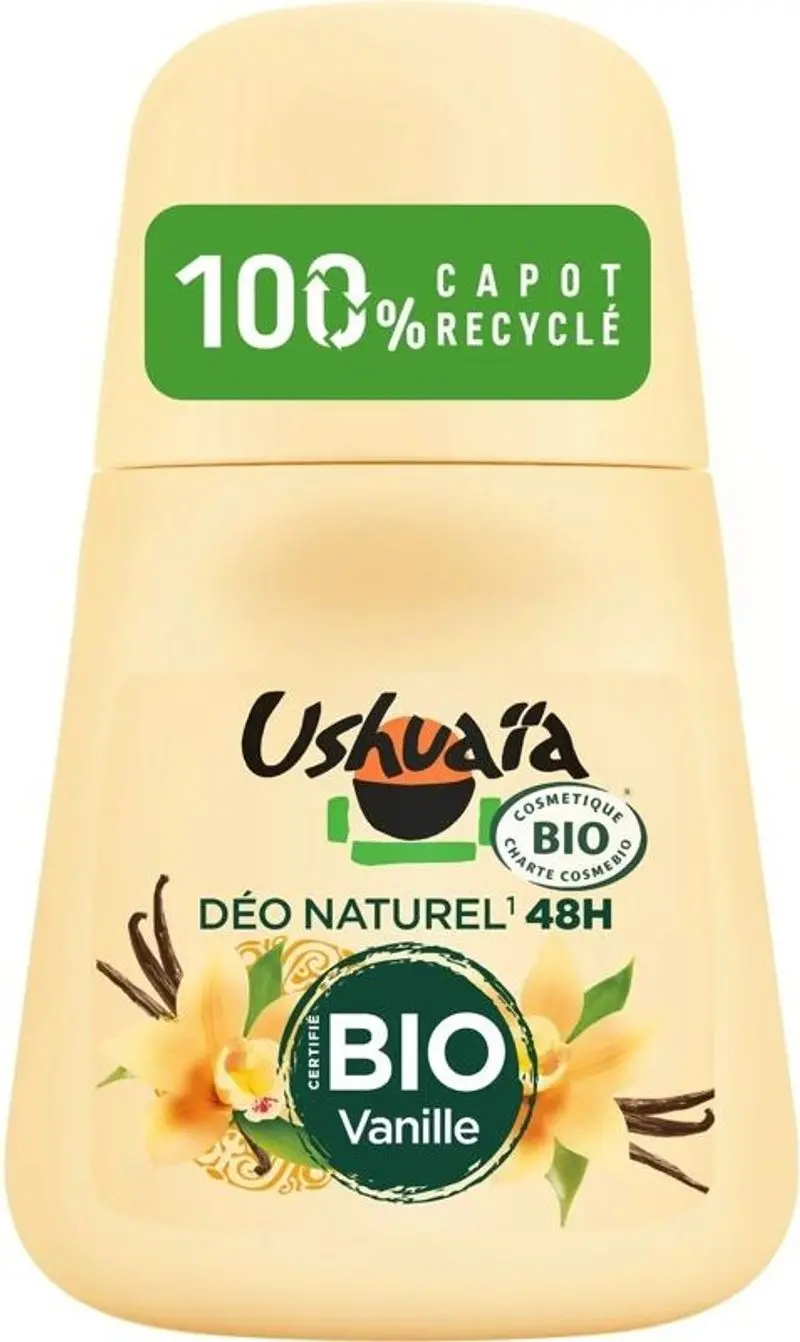 Organic Vanilla Roll-On Deodorant – 50Ml Aluminum-Free Protection 1