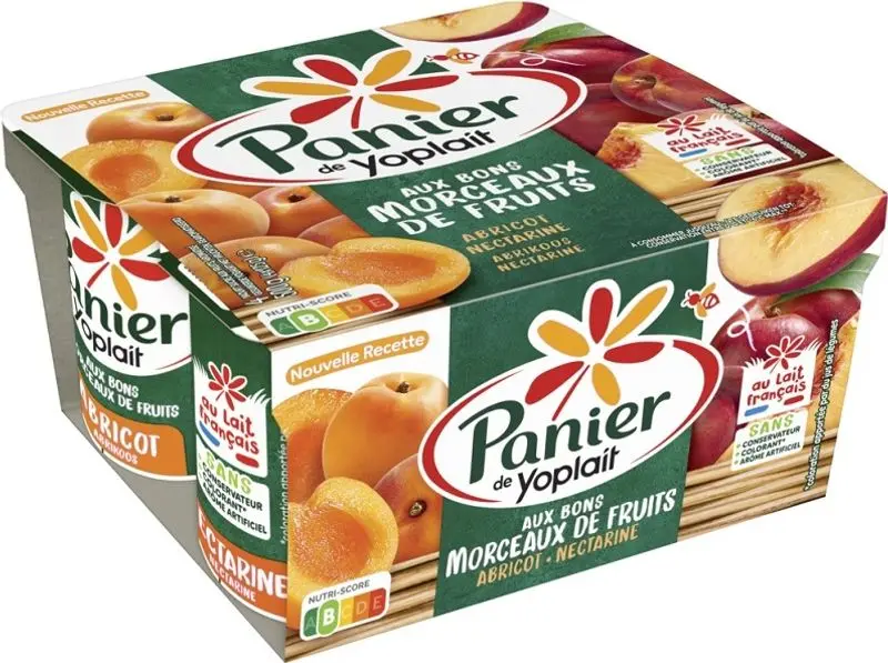Panier Apricot & Nectarine Yogurt – 125G 1