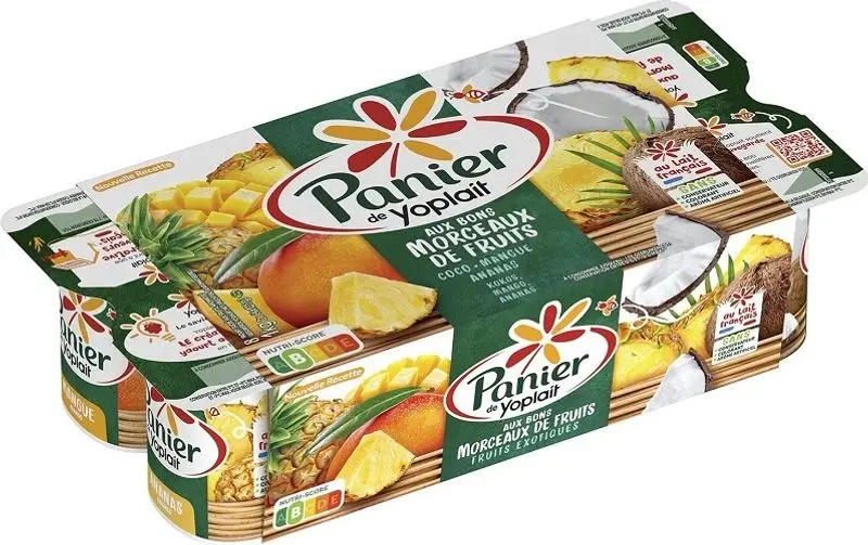 Panier D’Été Exotic Fruit Yogurt, 125G 1