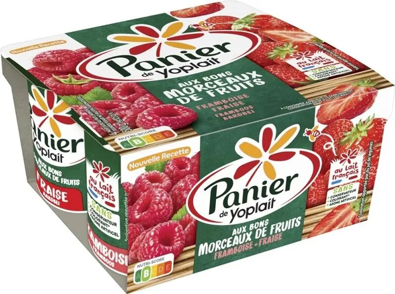 Panier Strawberry & Raspberry Yogurt – 125G 1