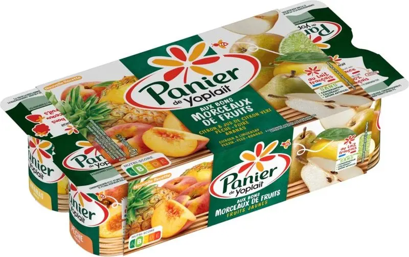 Panier Yellow Fruits Yogurt – 125G 1