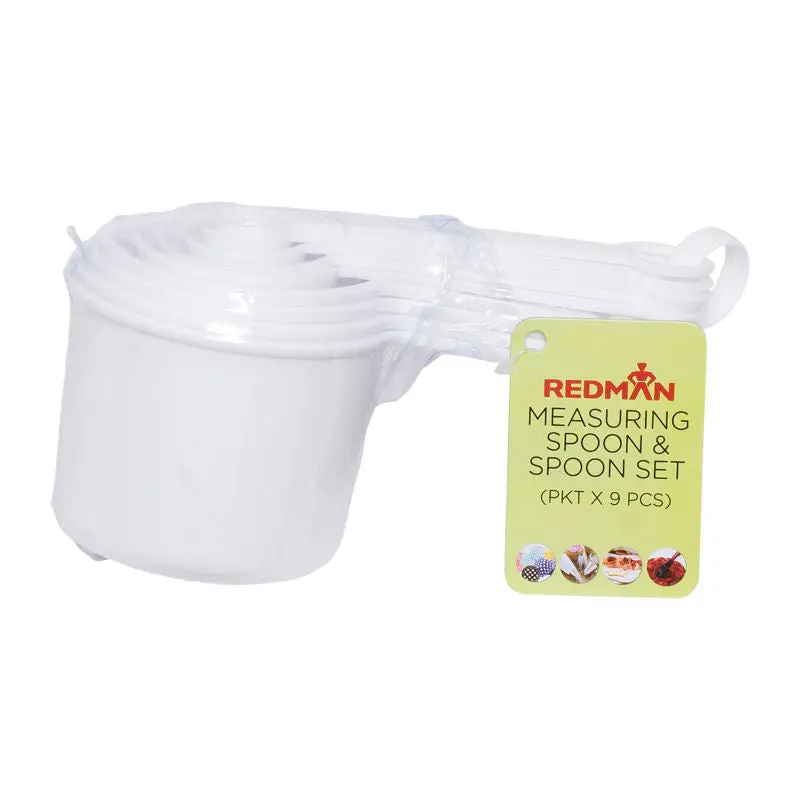 Pe Measuring Cup And Spoon Set – Multi-Unit Kitchen Tool (Model 10023) 1