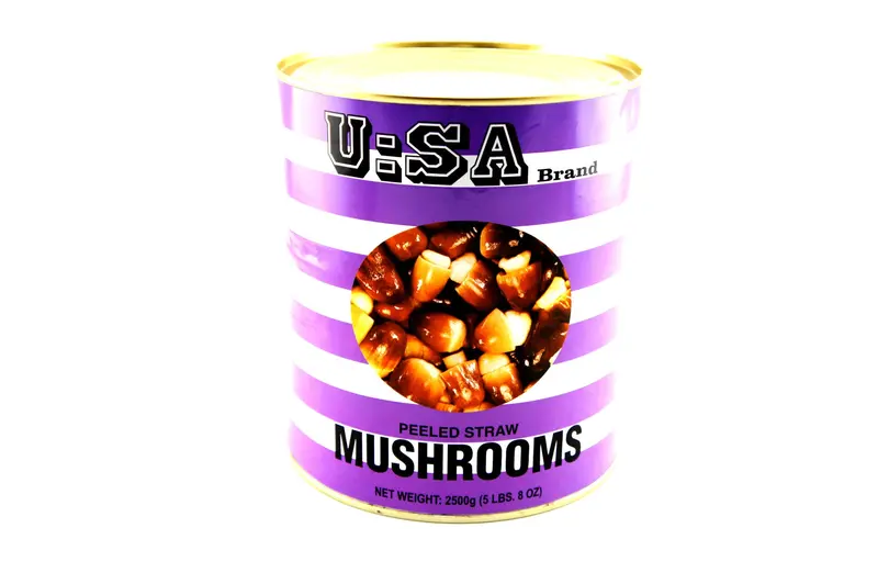 Peeled Straw Mushrooms – Mild Flavor Canned Variety 1
