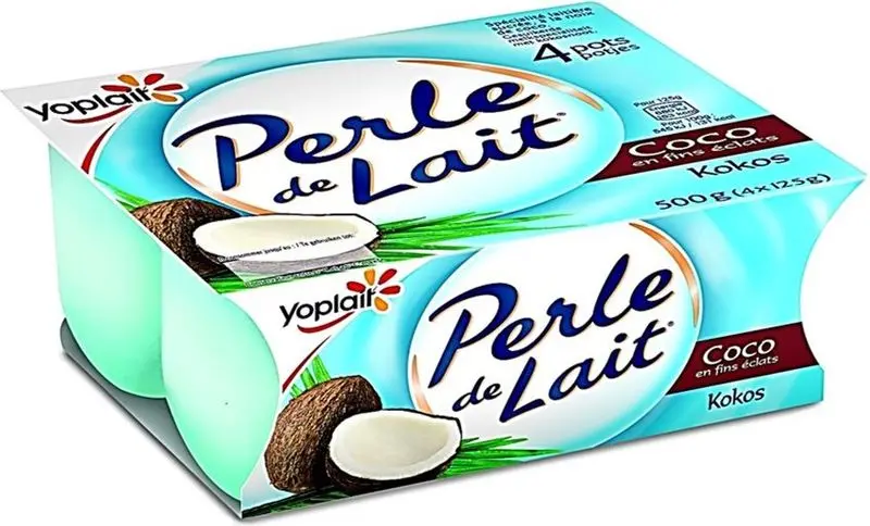 Perle Du Lait Coconut Flavored Yogurt, 125G 1