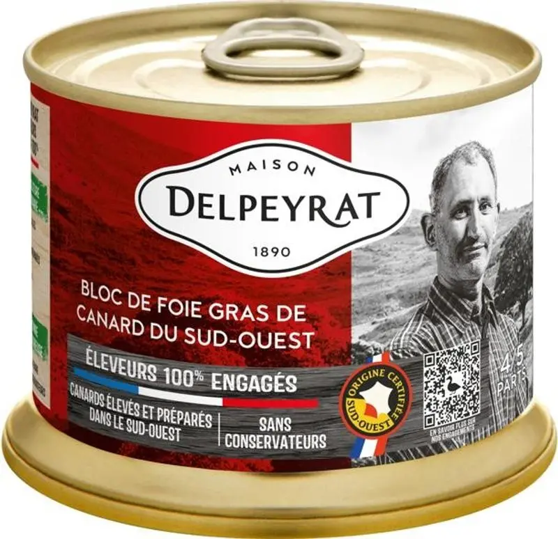 Pgi-Certified Duck Foie Gras Block – 160G 1