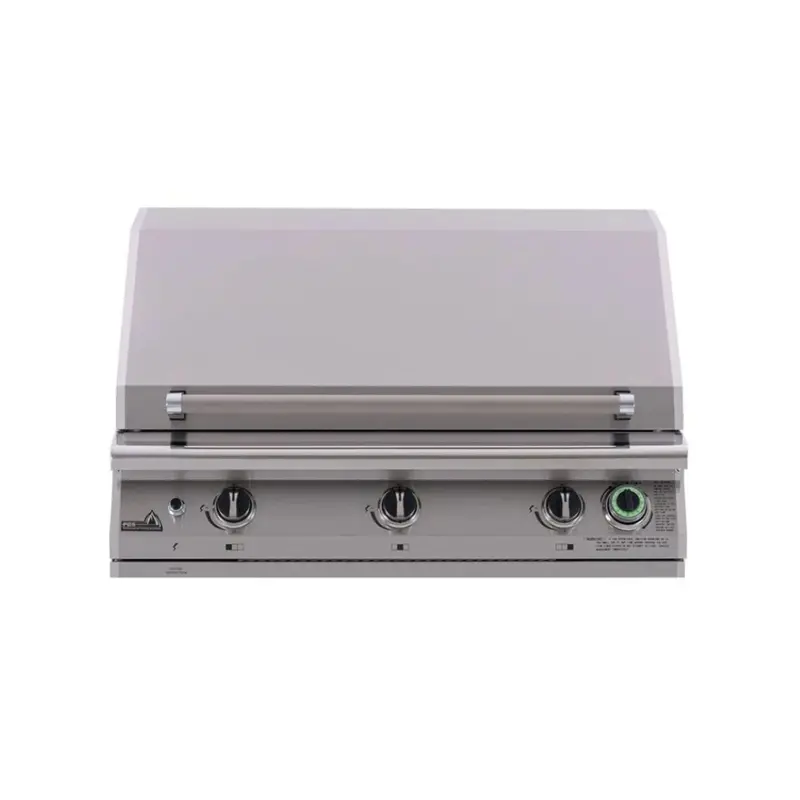 Pgs T-Series 39-Inch Commercial-Grade Built-In Gas Grill With Digital Timer 1