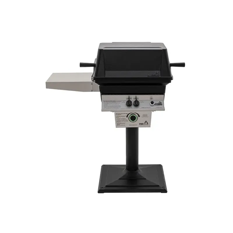 Pgs T-Series T30 Commercial Cast Aluminum Gas Grill With Timer And Bolt-Down Patio Post 1