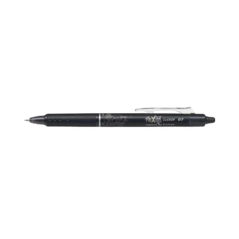 Pilot Frixion Black Erasable Gel Pen – 0.7Mm 1