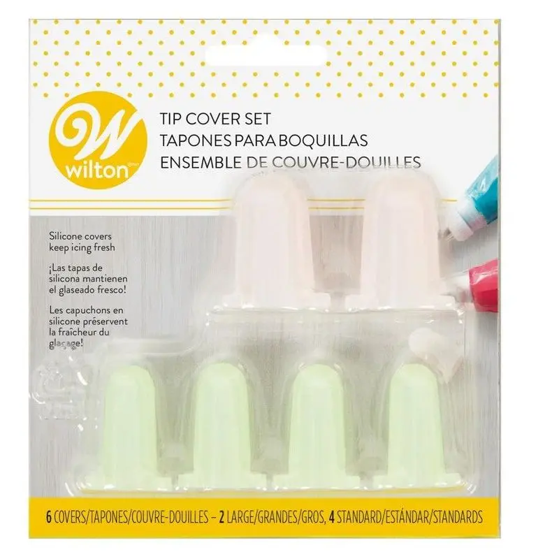 Piping Tip Cover Set – 6-Piece Protective Caps For Nozzles (414–916, #53257) 1