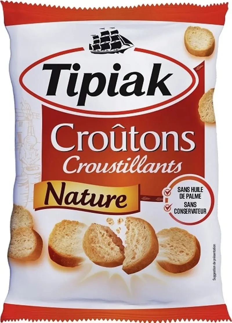 Plain Croutons – 75G Crispy Toasted Bread Cubes 1