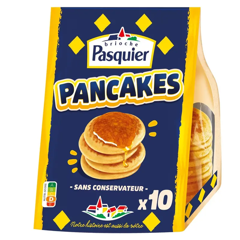 Plain Pancakes – 10-Piece Pack, 350G Breakfast Or Snack Option (#128203) 1