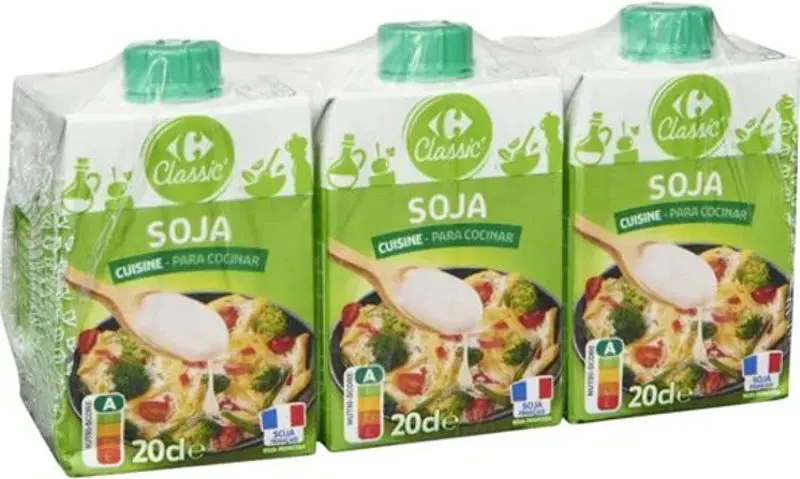 Plant-Based Soya Cream – 5% Fat, Dairy-Free Alternative, 20Cl (#116854) 1