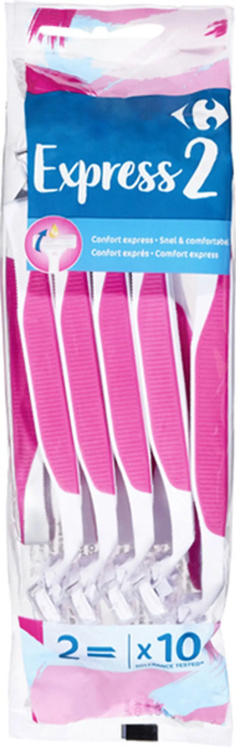 Precision 2-Blade Disposable Razors – 10-Pack (#119294) 1