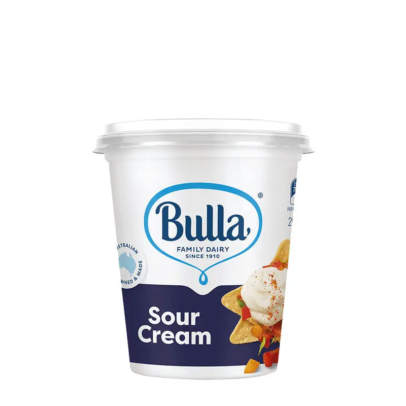 Premium Sour Cream – 200Ml (35% Fat), Bulla Brand 1