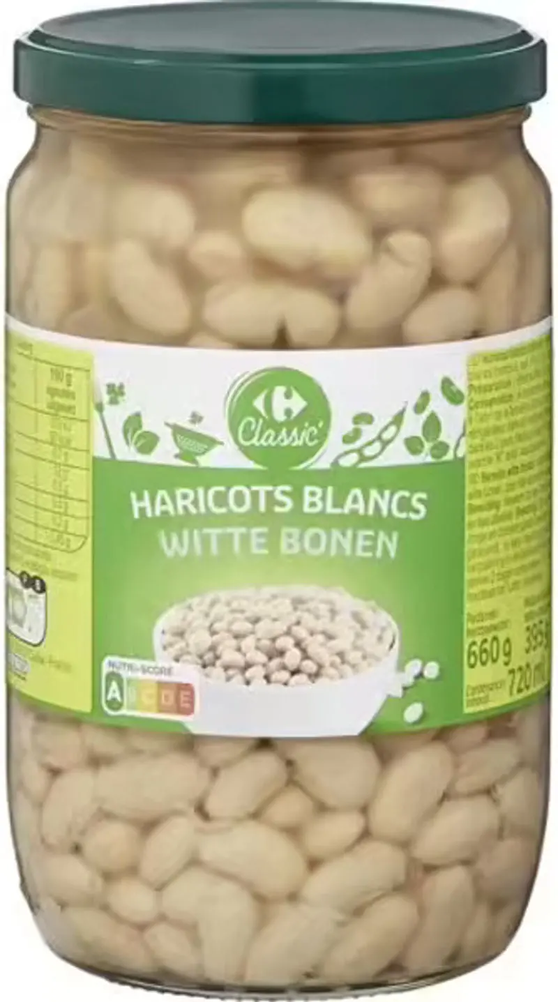 Premium White Haricot Beans – 72Cl Liquid Pack 1