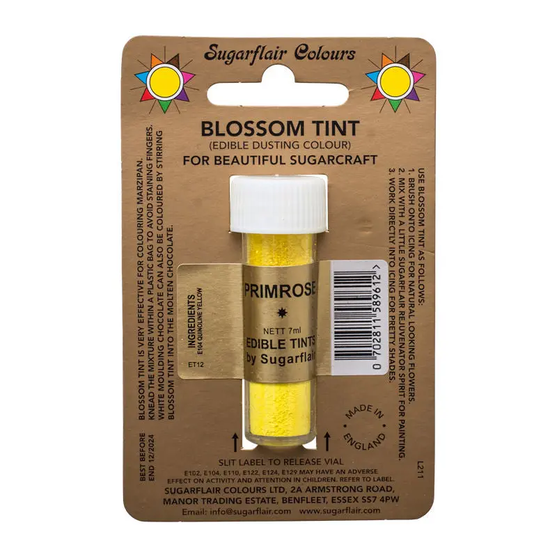 Primrose Yellow Edible Dusting Powder – Soft Warm Hue, 7Ml (#57532) 1