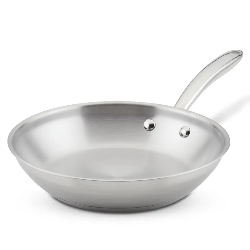 Professional 10-Inch Stainless Steel Induction Frying Pan 1