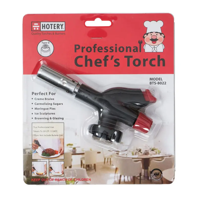 Professional Chef’S Butane Torch – Adjustable Flame, Model Bts8022 (#53881) 1