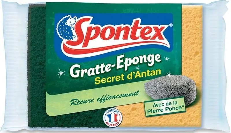 Pumice-Infused Heavy-Duty Scrub Sponges – 2-Pack – Model #119478 1