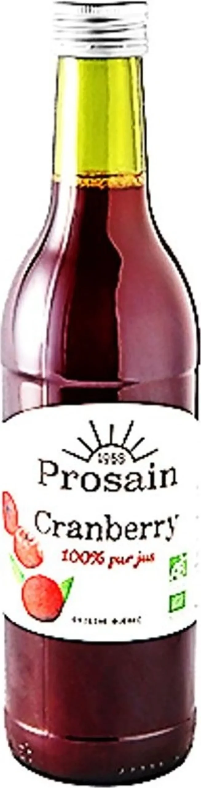 Pure Cranberry Juice – Unsweetened, 500 Ml Bottle 1