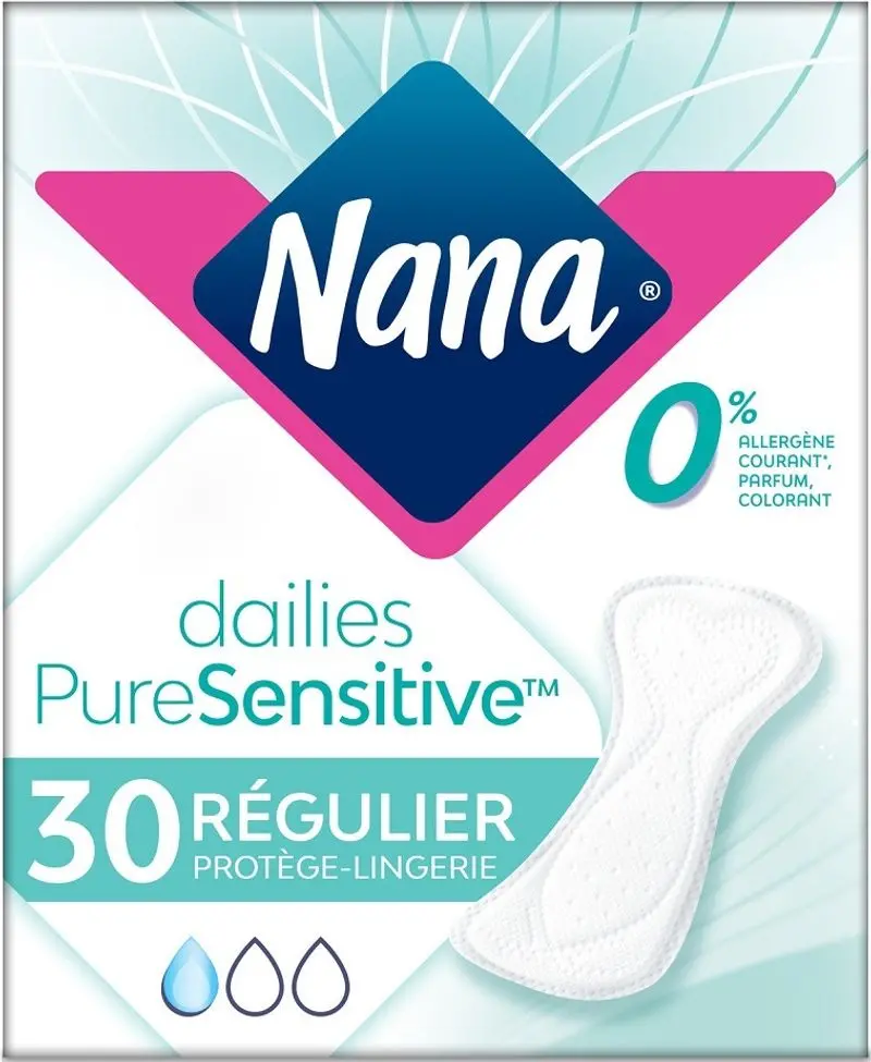Pure Sensitive Panty Liners – 30-Count 1