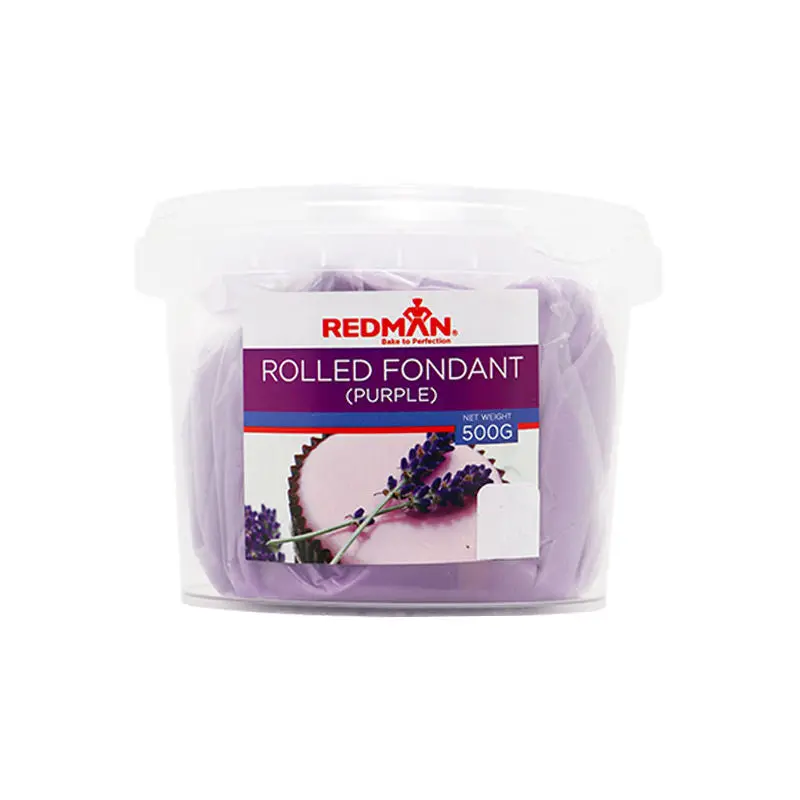 Purple Rolled Fondant – 500G Block (Sku #66240) 1
